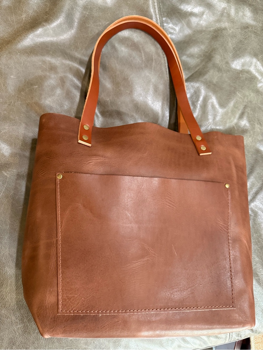 Timeless Portland Leather Goods Whiskey Medium Classic Tote